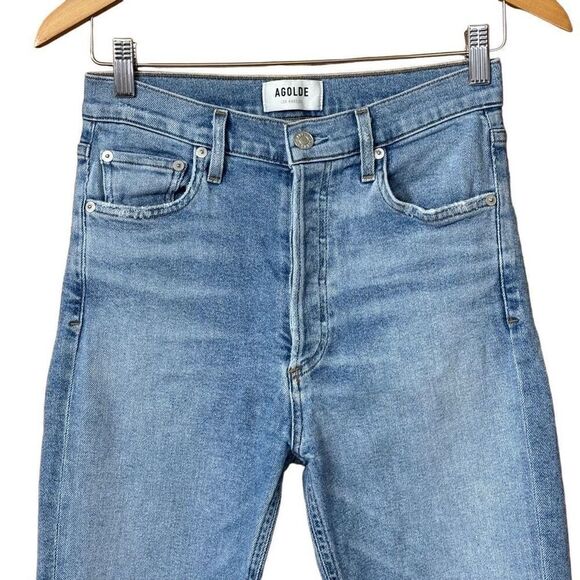 Agolde Nico High Waist Ankle Slim Fit Jeans 27 - Picture 12 of 13